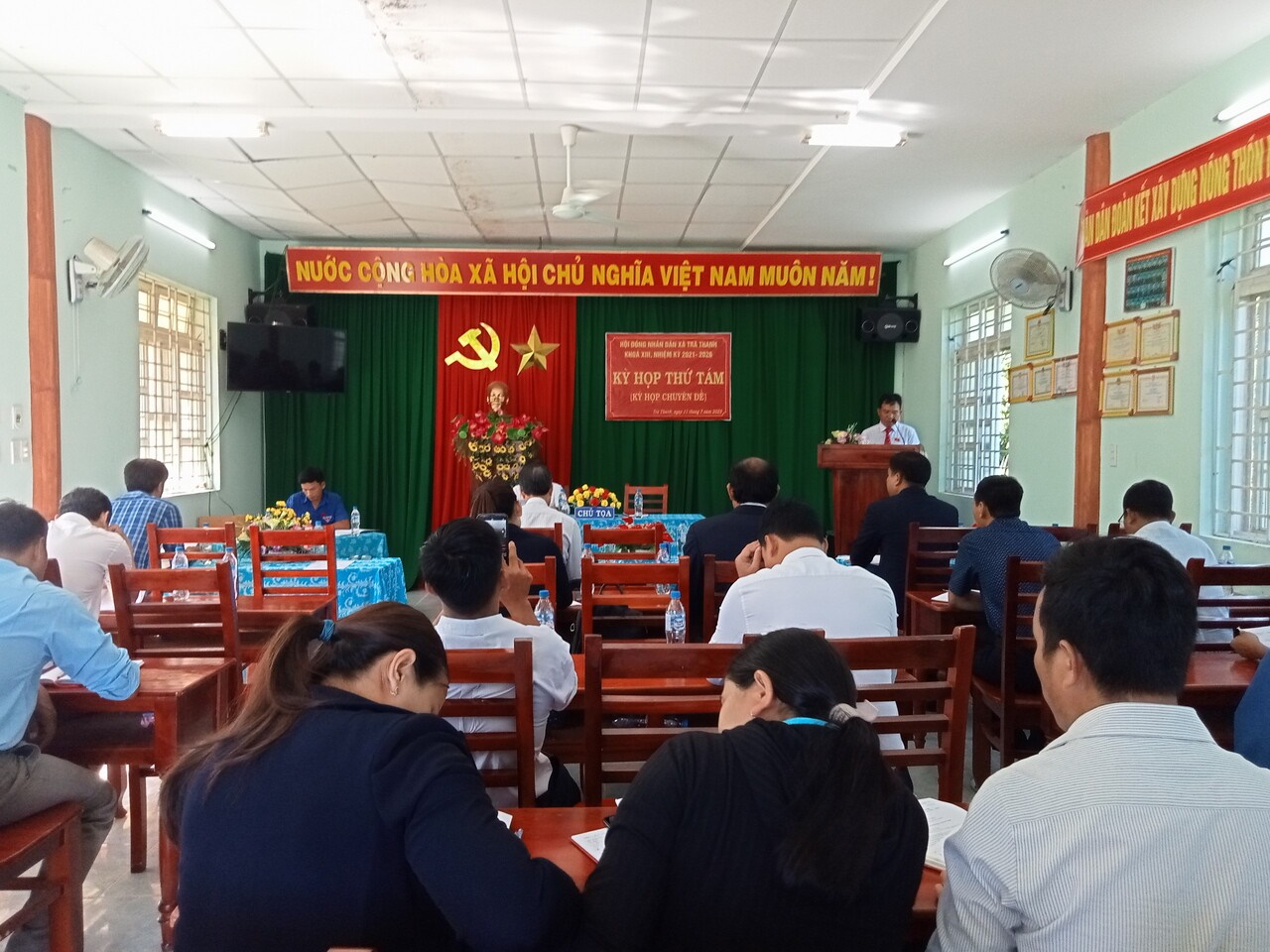 HĐND xã Trà Thanh Bầu bổ sung chức danh Phó Chủ tịch UBND xã, nhiệm kì 2021 – 2026